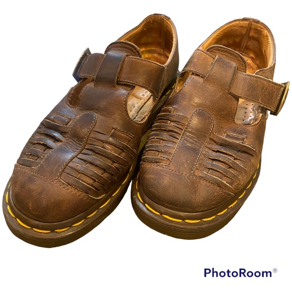 Dr. Martens Soft Woven Oxfords with Buckles, Sz 5 - Picture 4 of 7